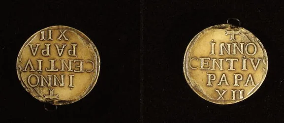 Siegel von einer päpstlichen Bulle von Papst Innozenz XII. (1615-1700)